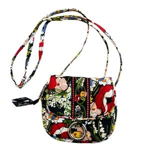 Vera Bradley Little Mini Hip Bag Crossbody Belt Bag Purse Floral Multicolor